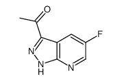 1-(5-fluoro-2H-pyrazolo[3,4-b]pyridin-3-yl)ethanone Structure