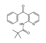 2-Pivaloylamino-3-benzoylpyridine结构式