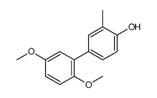 4-(2,5-dimethoxyphenyl)-2-methylphenol结构式