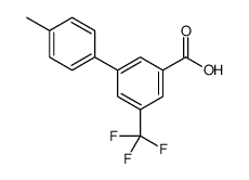 3-(4-methylphenyl)-5-(trifluoromethyl)benzoic acid结构式