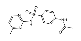 N-[4-[[(4-methyl-2-pyrimidinyl)amino]sulphonyl]phenyl]acetamide picture