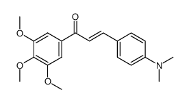 (E)-3-(N,N-dimethylaminophenyl)-1-(3,4,5-trimethoxyphenyl)-3-phenylprop-2-en-1-one结构式