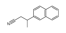 3-(naphthalen-2-yl)butanenitrile结构式