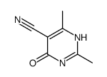 5-Pyrimidinecarbonitrile, 1,4-dihydro-2,6-dimethyl-4-oxo- (9CI) Structure