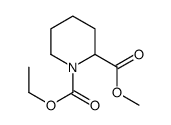 1-Ethyl 2-methyl 1,2-piperidinedicarboxylate Structure