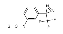 3-(trifluoromethyl)-3-(m-isothiocyanophenyl)diazirine结构式