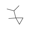 1-methyl-1-propan-2-ylcyclopropane结构式