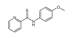 N-(4-methoxy-phenyl)-α-thiopicolinamide Structure