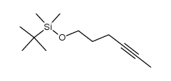 tert-butyl(hex-4-yn-1-yloxy)dimethylsilane结构式