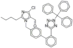 N-Trityl Losartan Carboxaldehyde结构式