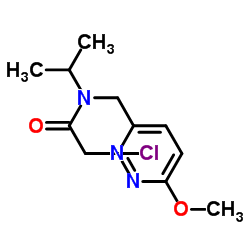 2-Chloro-N-isopropyl-N-[(6-methoxy-3-pyridazinyl)methyl]acetamide Structure
