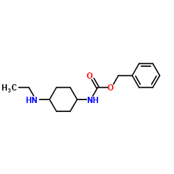 Benzyl [4-(ethylamino)cyclohexyl]carbamate结构式