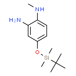 4-(tert-butyldimethylsilyloxy)-n1-methylbenzene-1,2-diamine Structure