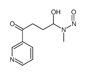 N-(1-hydroxy-4-oxo-4-pyridin-3-ylbutyl)-N-methylnitrous amide Structure