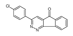 3-(4-chlorophenyl)indeno[1,2-c]pyridazin-5-one结构式