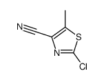 2-chloro-5-methyl-1,3-thiazole-4-carbonitrile Structure