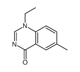 1-ethyl-6-methylquinazolin-4-one结构式