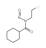 N-(2-chloroethyl)-N-nitroso-cyclohexanecarboxamide结构式