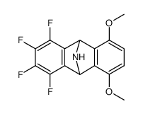 1,2,3,4-tetrafluoro-5,8-dimethoxy-9,10-dihydro-9,10-iminoanthracene hydrochloride Structure