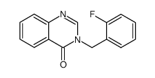 3-(2-fluorobenzyl)quinazolin-4(3H)-one Structure