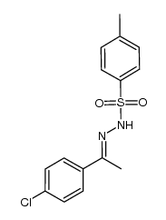 (E)-N'-(1-(4-chlorophenyl)ethylidene)-4-methylbenzenesulfonohydrazide结构式