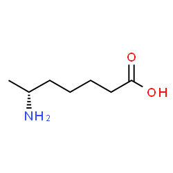 [R,(+)]-6-Aminoheptanoic acid structure