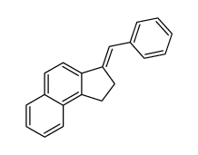 (E)-3-benzylidene-2,3-dihydro-1H-benz[e]indene结构式