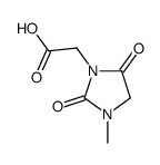 (3-甲基-2,5-二氧杂咪唑啉-1-基)乙酸结构式