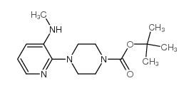 4-(3-METHYLAMINO-PYRIDIN-2-YL)-PIPERAZINE-1-CARBOXYLIC ACID TERT-BUTYL ESTER结构式