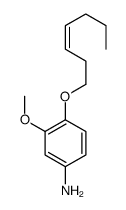 4-[(E)-hept-3-enoxy]-3-methoxyaniline Structure