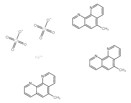 5-METHYL-1,10-PHENANTHROLINE FERROUS PERCHLORATE结构式