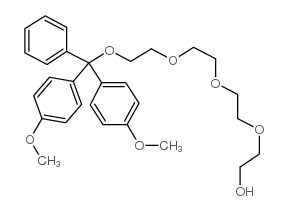 O1-(DIMETHOXYTRITYL)TETRAETHYLENE GLYCOL结构式