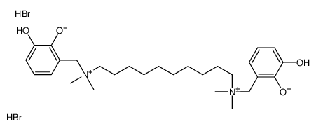 N,N'-(2,3-dihydroxy-benzyl)-N,N,N',N'-tetramethyl-1,10-decanediamine structure