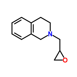 (R)-2-(oxiran-2-ylmethyl)-1,2,3,4-tetrahydroisoquinoline结构式