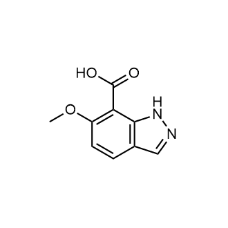 6-Methoxy-1H-indazole-7-carboxylic acid Structure