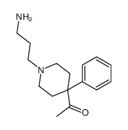 1-[1-(3-aminopropyl)-4-phenylpiperidin-4-yl]ethanone Structure