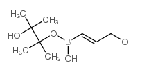 trans-3-Hydroxy-1-propenylboronic acid pinacol ester structure