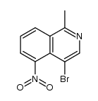 4-bromo-1-methyl-5-nitroisoquinoline Structure