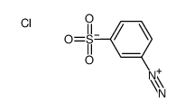 3-Sulfobenzenediazonium structure