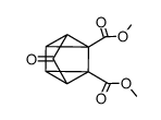 dimethyl 3-oxotetracyclo(3.2.0.02,7.04,6)heptane-1,5-dicarboxylate Structure