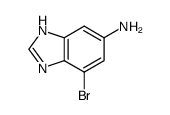 4-bromo-6-aminobenzimidazole结构式