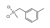 dichloro-methyl-(3-methyl-benzyl)-silane结构式