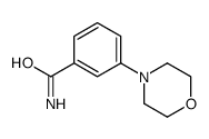 3-吗啉苯甲酰胺结构式