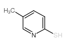 2-mercapto-5-methylpyridine Structure