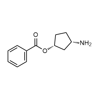 (1R,3S)-3-Aminocyclopentanol benzoic acid Structure