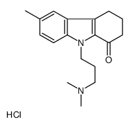 dimethyl-[3-(6-methyl-1-oxo-3,4-dihydro-2H-carbazol-9-yl)propyl]azanium,chloride Structure