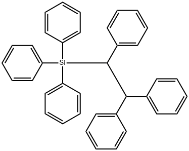 triphenyl(1,2,2-triphenylethyl)silane Structure