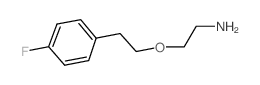 2-[(4-Fluorophenethyl)oxy]ethylamine结构式