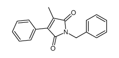 1-benzyl-3-methyl-4-phenylpyrrole-2,5-dione结构式