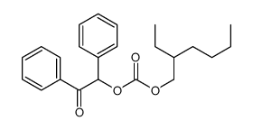 2-ethylhexyl (2-oxo-1,2-diphenylethyl) carbonate Structure